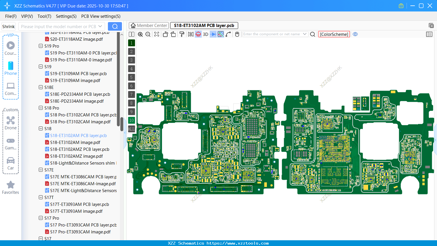 VIVO S18-ET3102AM PCB Layer